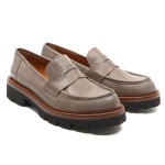 Mocassin taupe leder 3276 MAT20